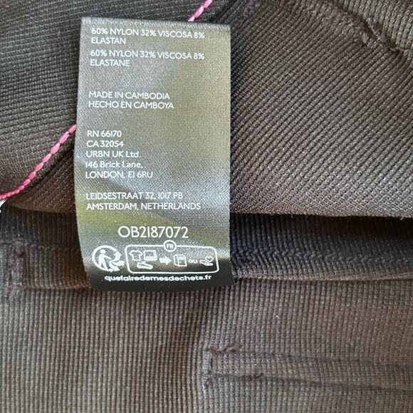 NWT Maeve Anthropologie The Colette Knit Pants Size 32 Black Cropped - Picture 9 of 12